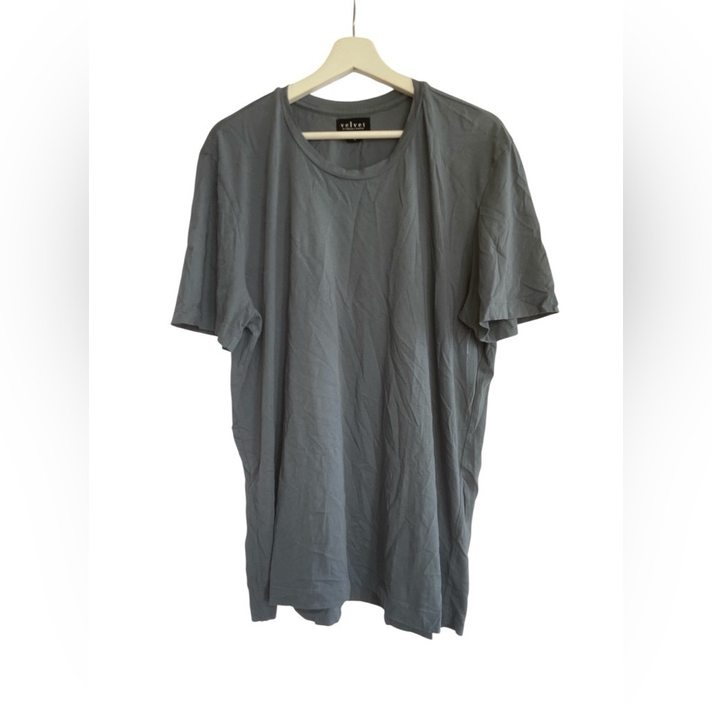 Velvet Charcoal Men's Short Sleeve Tee Size XL